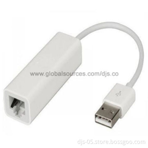 USB Data Cable to Ethernet, High Performance, Compliant with RoHS Directive